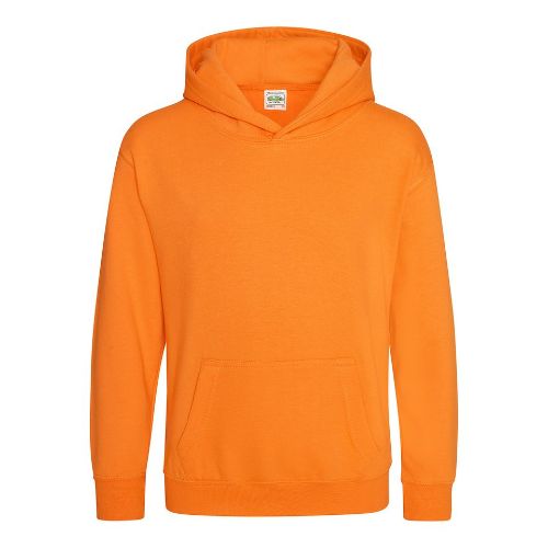 Awdis Just Hoods Kids Hoodie Orange Crush